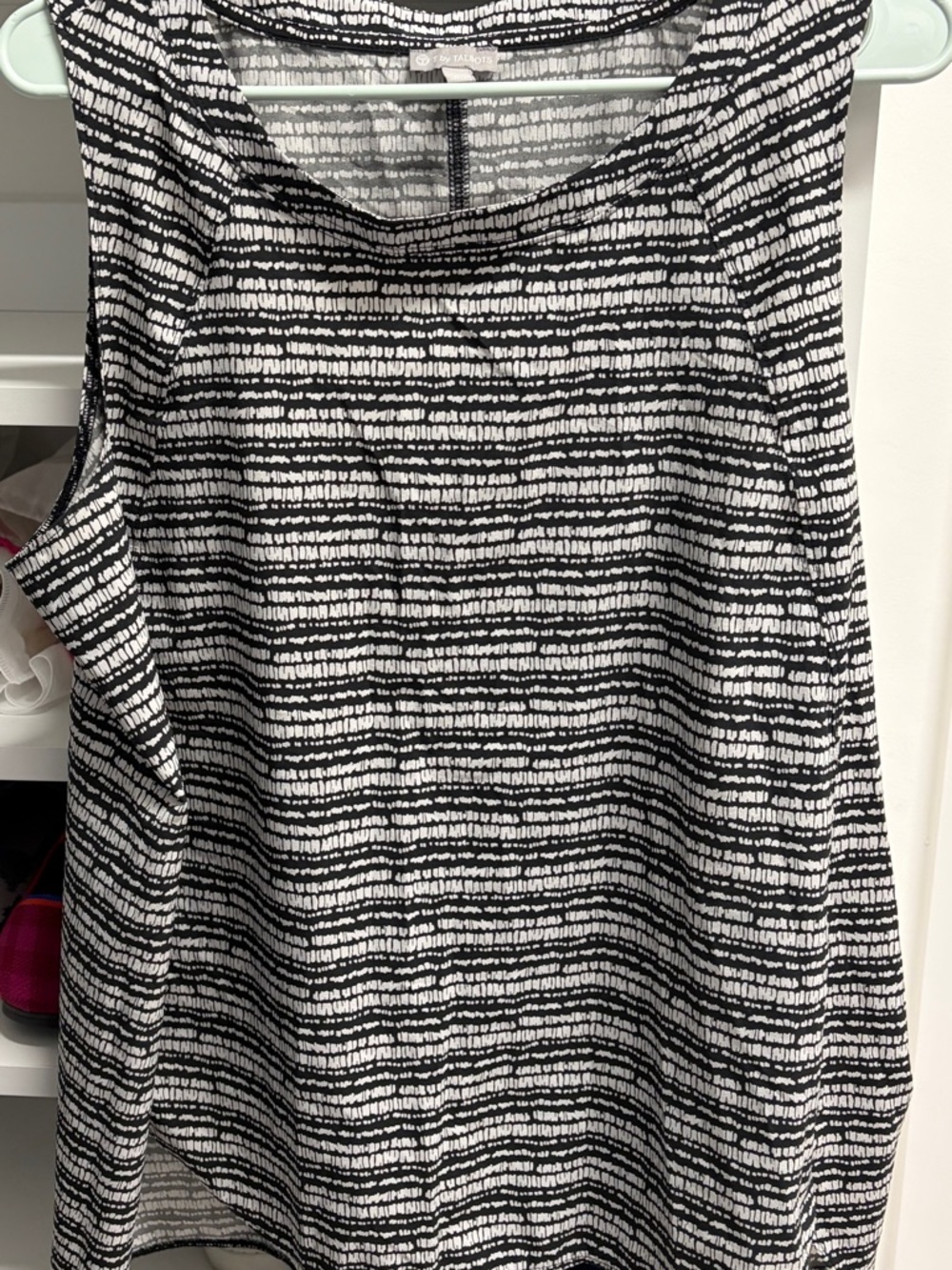 Talbots Striped Sleeveless Top